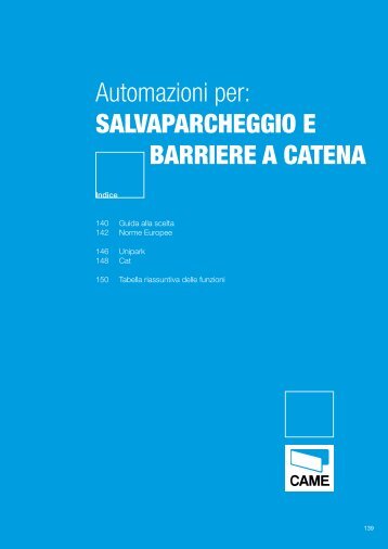SALVAPARCHEGGIO E BARRIERE A CATENA - Elettricoplus