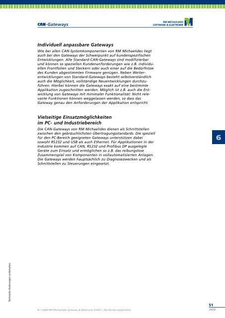 RM Katalog 2009 - RM Michaelides Software & Elektronik GmbH