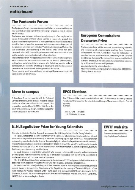 Whole issue in PDF - Europhysics News