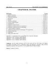 chapter 50 income oklahoma tax commission state of