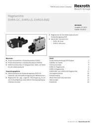 Regelventile EHR5-OC, EHR5-LS, EHR23-EM2 - Bosch Rexroth