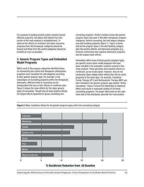 Improving the Effectiveness of Juvenile Justice Programs: A New