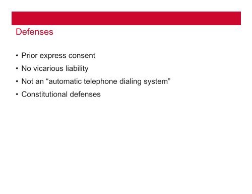 The Telephone Consumer Protection Act - Reed Smith