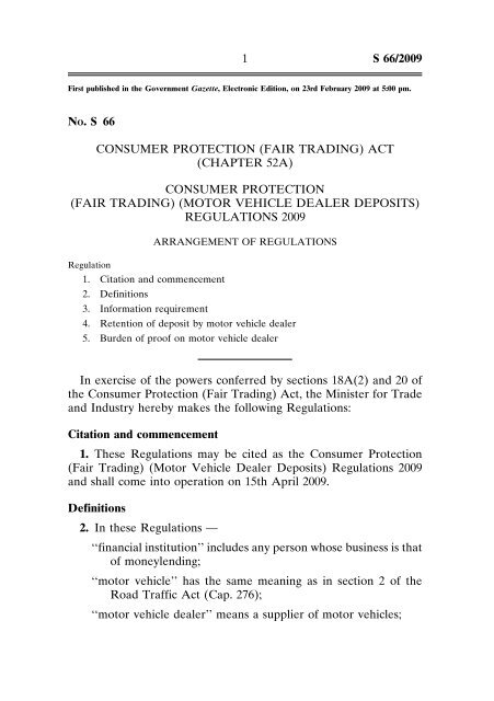 Motor Vehicle Dealer Deposits Ministry Of Trade And Industry Motor Vehicle Dealer Deposits Ministry Of Trade And Industry