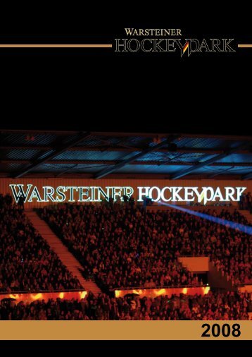 Warsteiner Hockey Park als PDF - Motive anders sehen