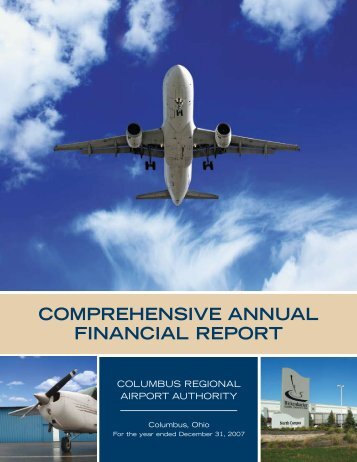 comprehensive annual financial report - Columbus Regional Airport ...