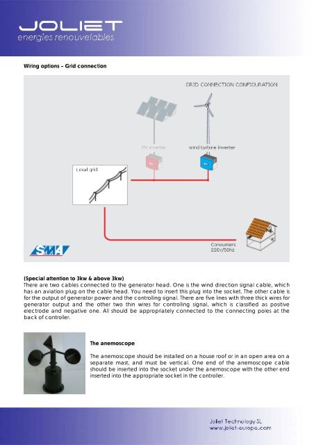 User and Installation Manual - Cyclone wind turbines