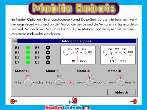 I N H A L T â¢ Mobile Robots â¢ fischertechnik Mobile ... - Vorlesungen