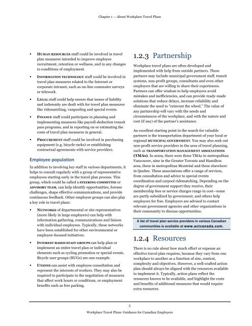 Workplace Travel Plans - main body - Final Jan 2010 ENGLISH - FCM