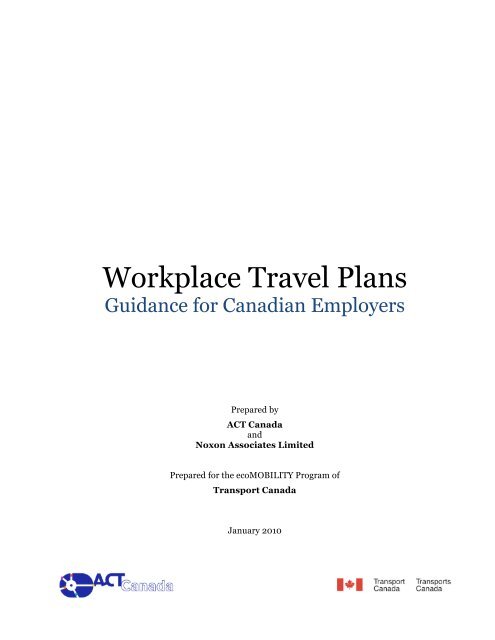 Workplace Travel Plans - main body - Final Jan 2010 ENGLISH - FCM