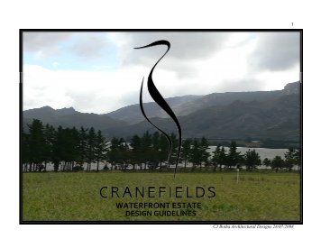 Cranefields Design Guidelines 2008 - Pam Golding Properties