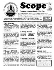 2001 - Palomar Amateur Radio Club