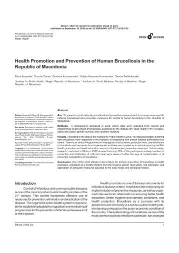 OnlineFirst Full-Text PDF - Macedonian Journal of Medical Sciences