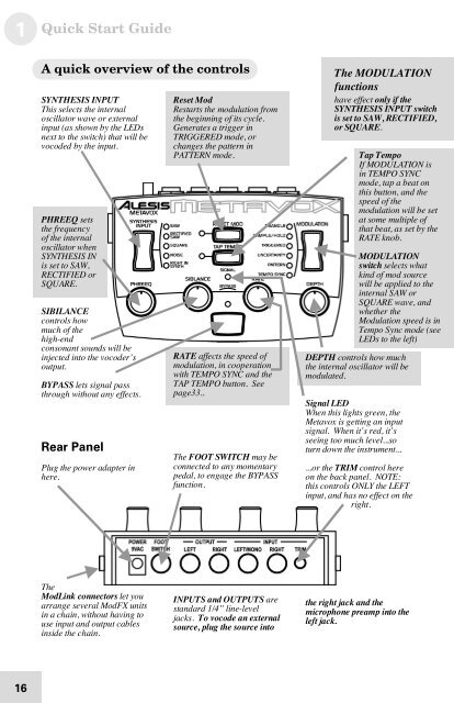 Reference Manual - Alesis