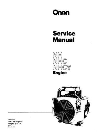 Onan P216 Carburetor Manual Download