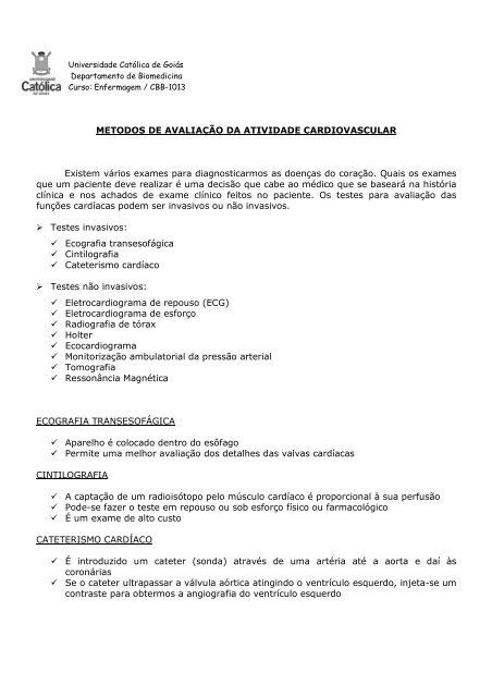 Metodos de Avaliacao da Atividade Cardiovascular.pdf - Ucg