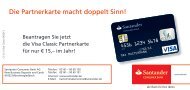 Zusatzkartenantrag - Santander Consumer Bank