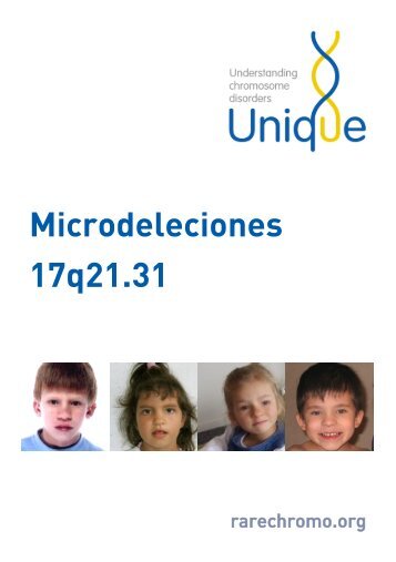 Microdeleciones 17q21.31 - Unique - The Rare Chromosome ...