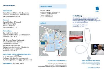 Flyer downloaden - Klinikum Offenbach