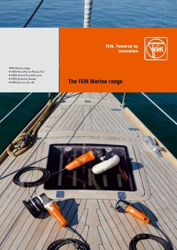 The FEIN Marine range - Feromoto