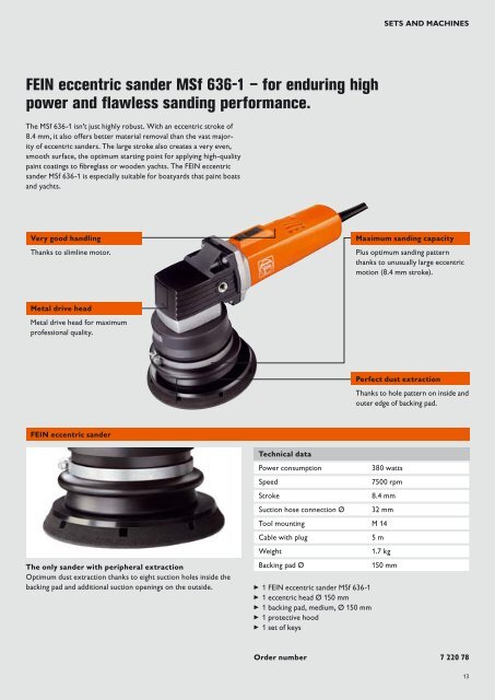 The FEIN Marine range - Feromoto