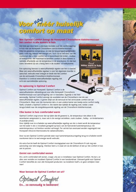 Optimal Comfort - Nijmaninstallatie.nl