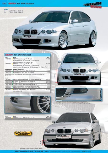 120 BMW 3er E46 Compact BMW 3er E46 Compact