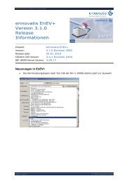 ennovatis EnEV+ Version 3.1.0 Release ... - CATS Software GmbH