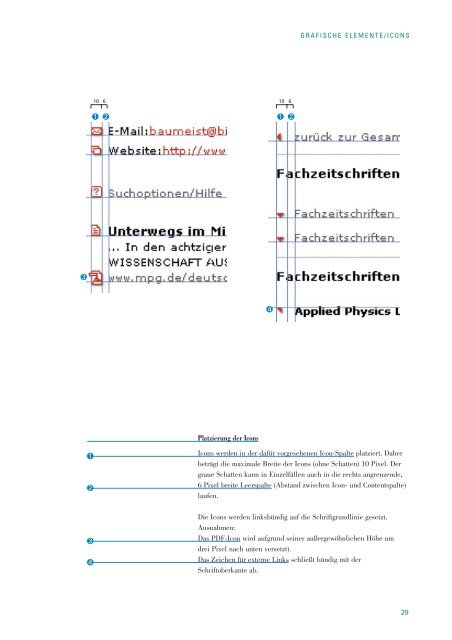 Richtlinien zur Gestaltung - MPG HLL - Max-Planck-Gesellschaft