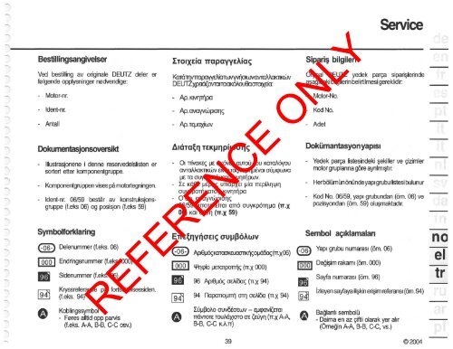 deutz 2012 spare parts manual - Genie Industries