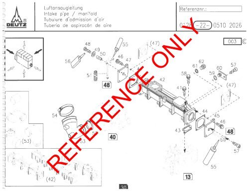 deutz 2012 spare parts manual - Genie Industries