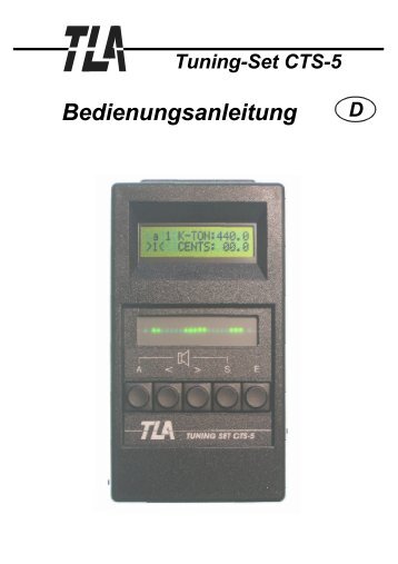 Bedienungsanleitung - tuning-set.de