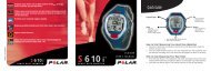 Polar S610i Manual - TriNowFitness