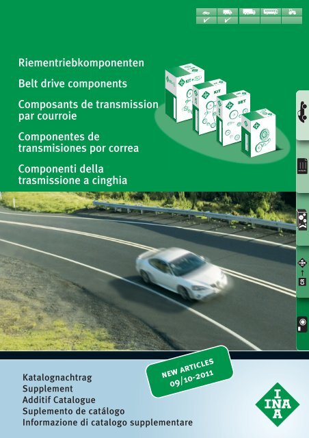 Riementriebkomponenten, Belt drive components, Composants de ...