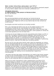 Wat vinden Utrechtse advocaten van STIL? - STIL Utrecht