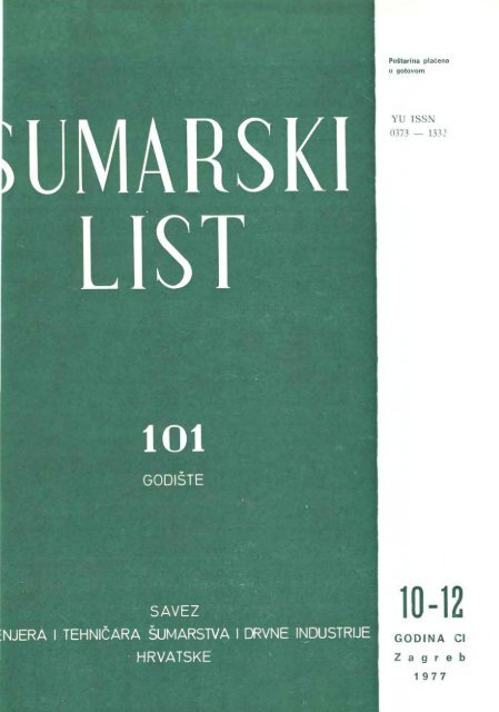 Å UMARSKI LIST 10-12/1977