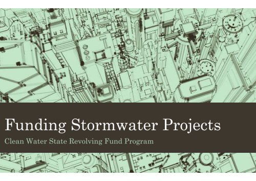 Funding Stormwater Stormwater Projects - Alabama.gov