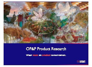 Pastasauzen Smaakverwachting versus smaak, Maartje van Son