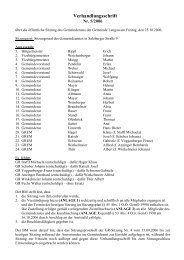 Gemeinderatssitzung Nr. 5 vom 25.10.2006 - .PDF - Lengau