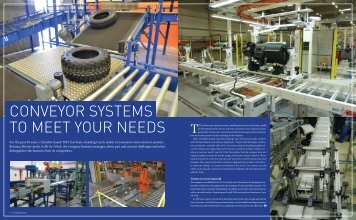 CONVEYOR SYSTEMS TO MEET YOUR NEEDS - Packaging Europe