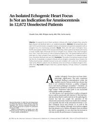 An Isolated Echogenic Heart Focus Is Not an - Journal of Ultrasound ...