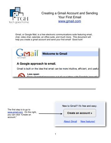 Creating a Gmail Account and Sending Your First