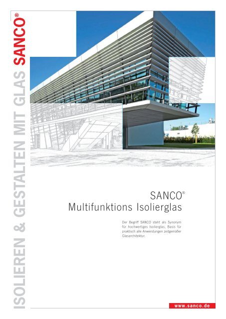 SANCO Multifunktions Isolierglas Produktprospekt