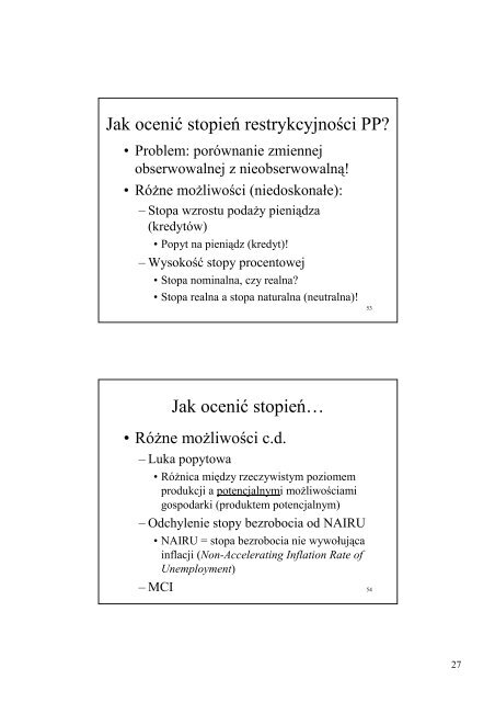 Projektowanie i implementacja polityki pieniÃ„Â™Ã…Â¼nej