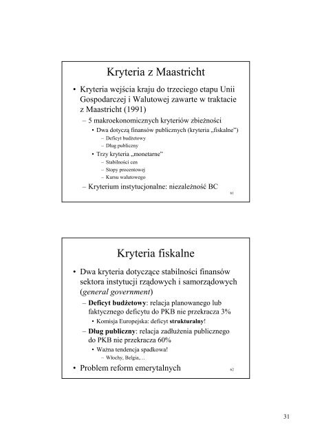 Projektowanie i implementacja polityki pieniÃ„Â™Ã…Â¼nej