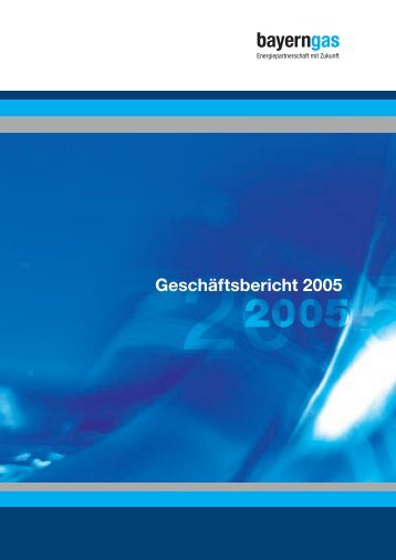 GeschÃ¤ftsbericht 2005 - Bayerngas GmbH