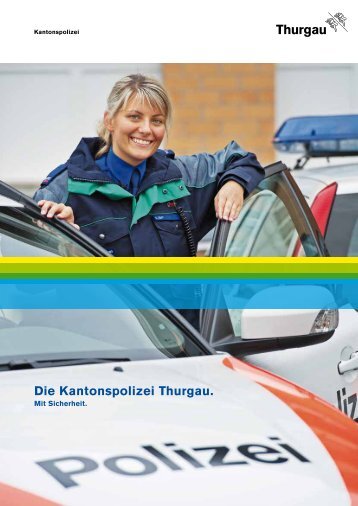 Imagebroschüre Kantonspoilzei Thurgau