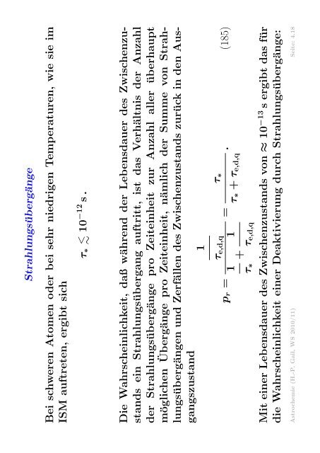 Vorlesung - Institut fÃ¼r Theoretische Astrophysik