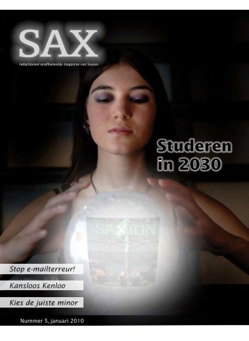 Studeren in 2030 - Sax.nu