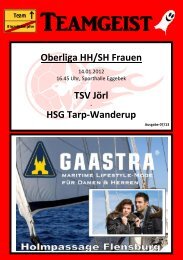 HSG Tarp-Wanderup - TSV-JÃ¶rl